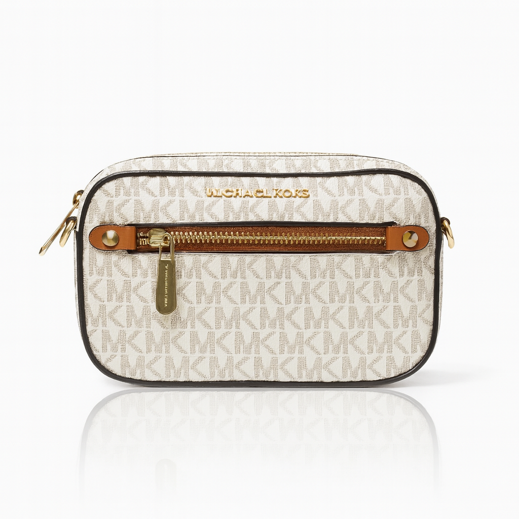 Image of Luxury Monogram Compact Camera Crossbody Bag