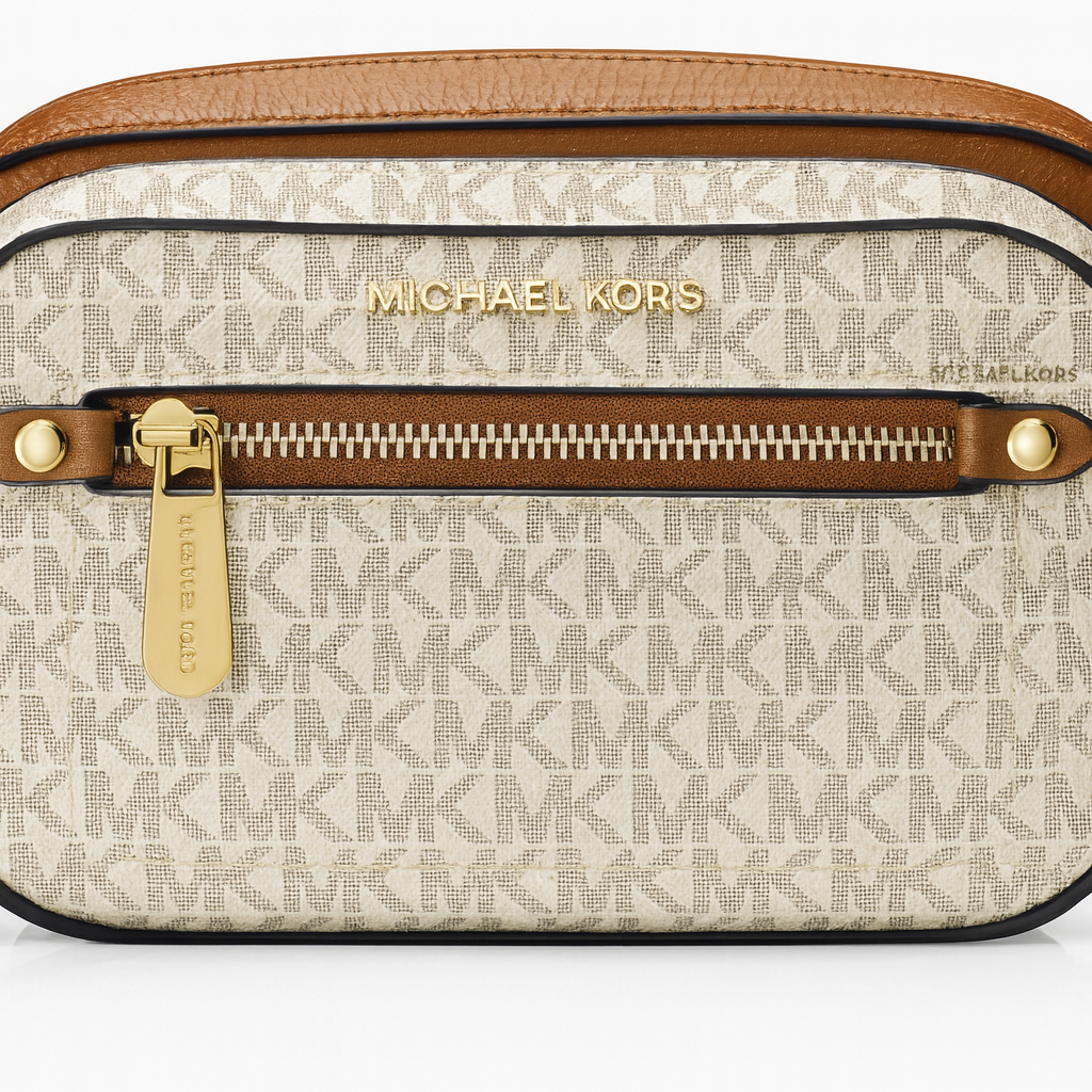 Image of Luxury Monogram Compact Camera Crossbody Bag