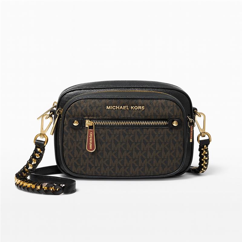 Image of Luxury Monogram Compact Camera Crossbody Bag