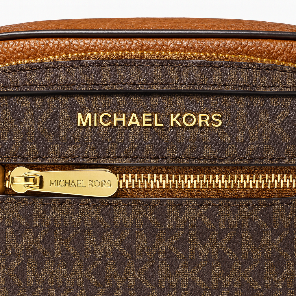 Image of Luxury Monogram Compact Camera Crossbody Bag