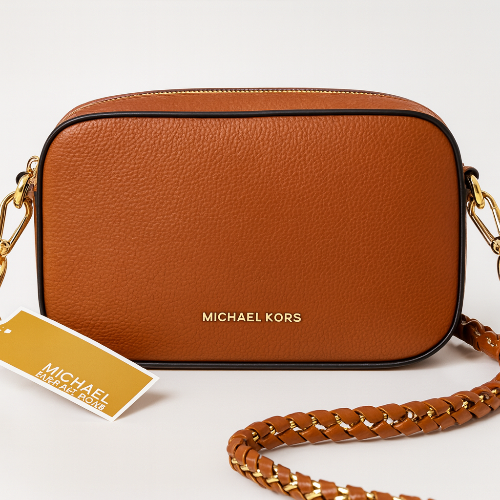 Image of Luxury Monogram Compact Camera Crossbody Bag