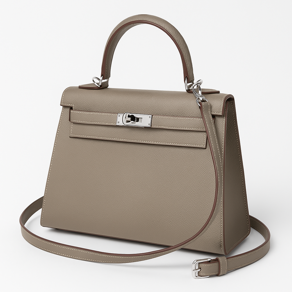 Image of Elegant Structured Top Handle Crossbody Bag for Women