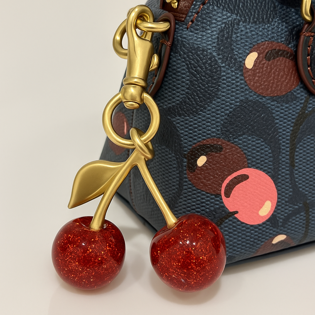 Image of Signature Print Top Handle Mini Satchel Bag