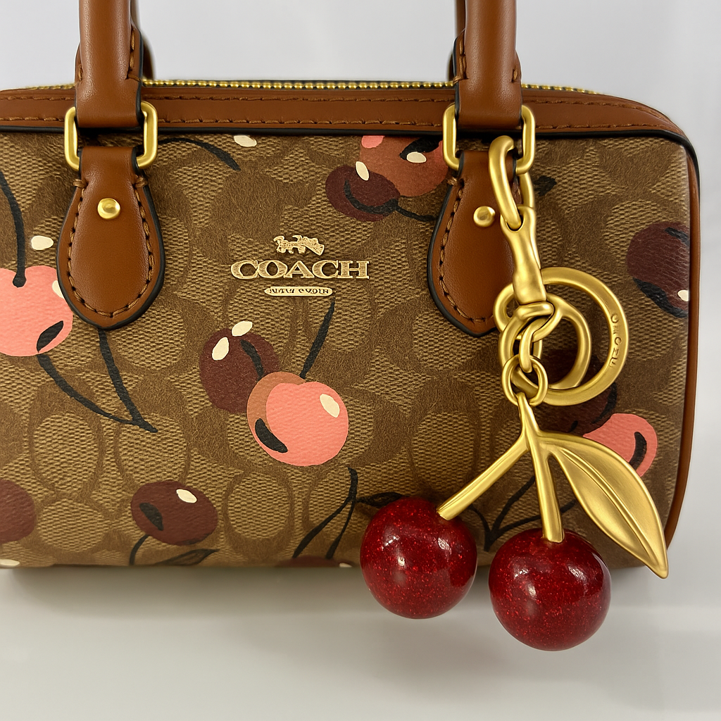 Image of Signature Print Top Handle Mini Satchel Bag