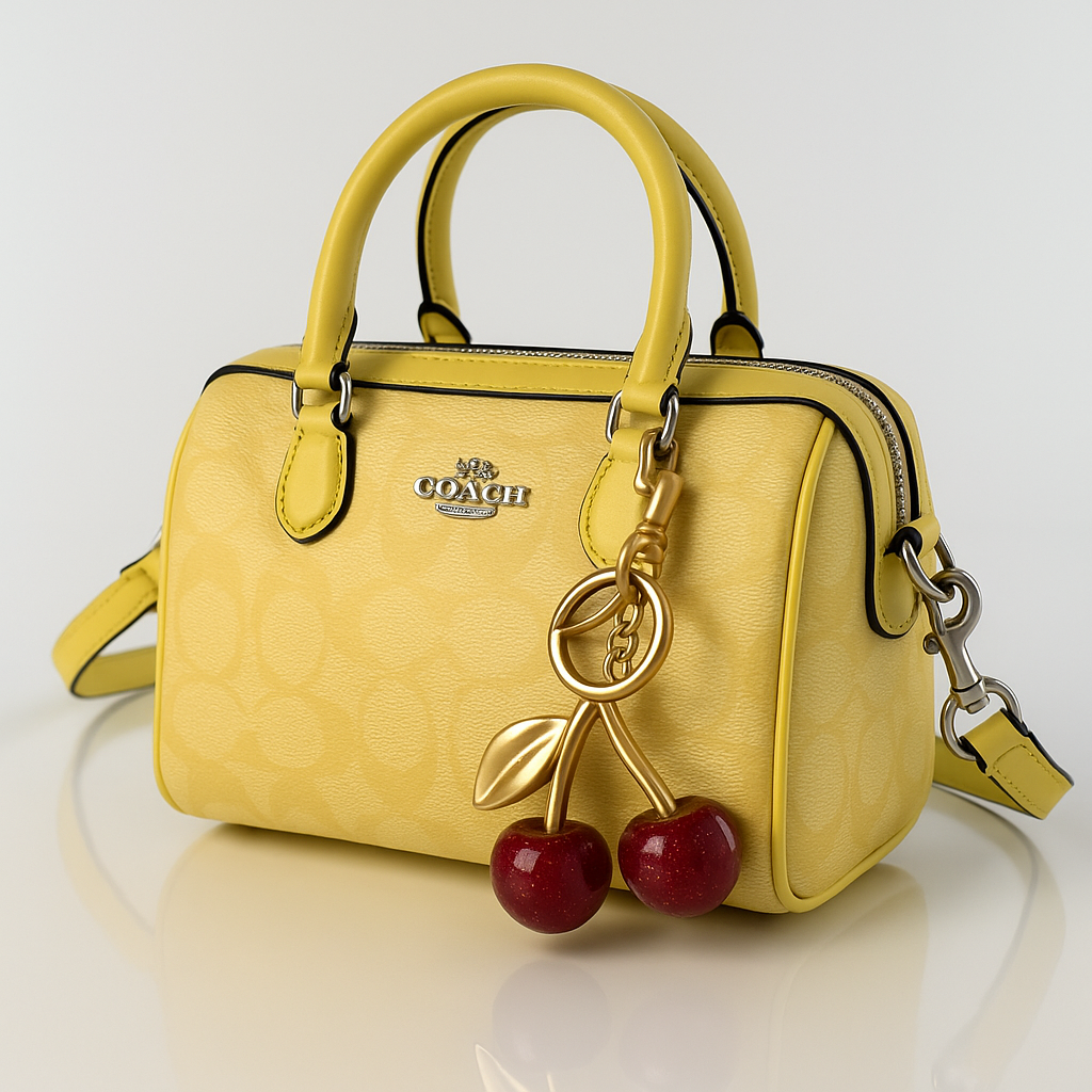 Image of Signature Print Top Handle Mini Satchel Bag