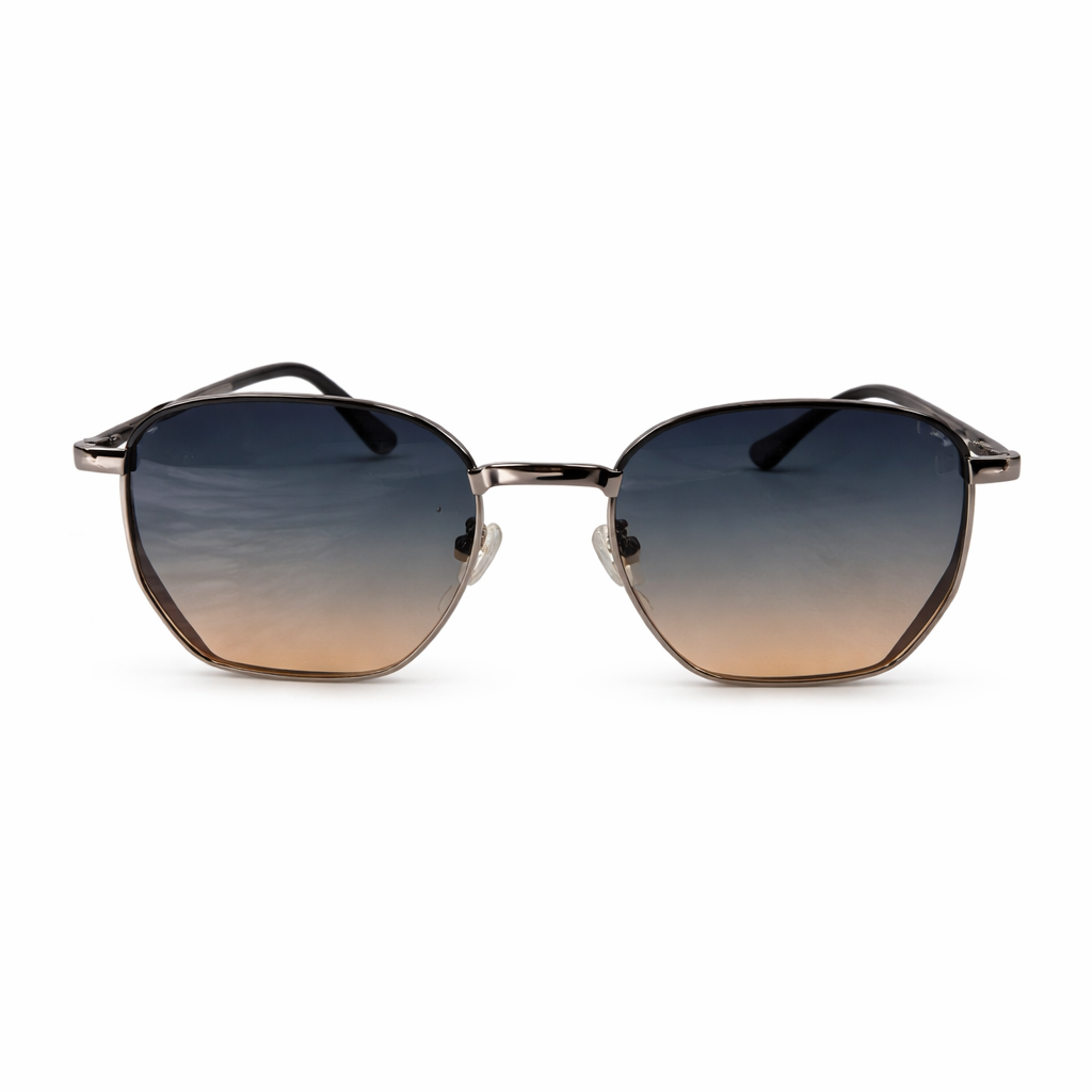 Image of Luxury Square Gradient Sunglasses for Men & Women – Premium Metal Frame UV400