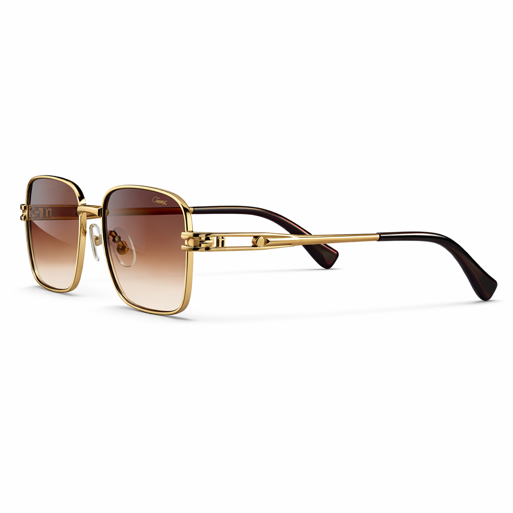 Image of Luxury Square Metal Sunglasses for Men & Women – Gradient UV400 Lenses