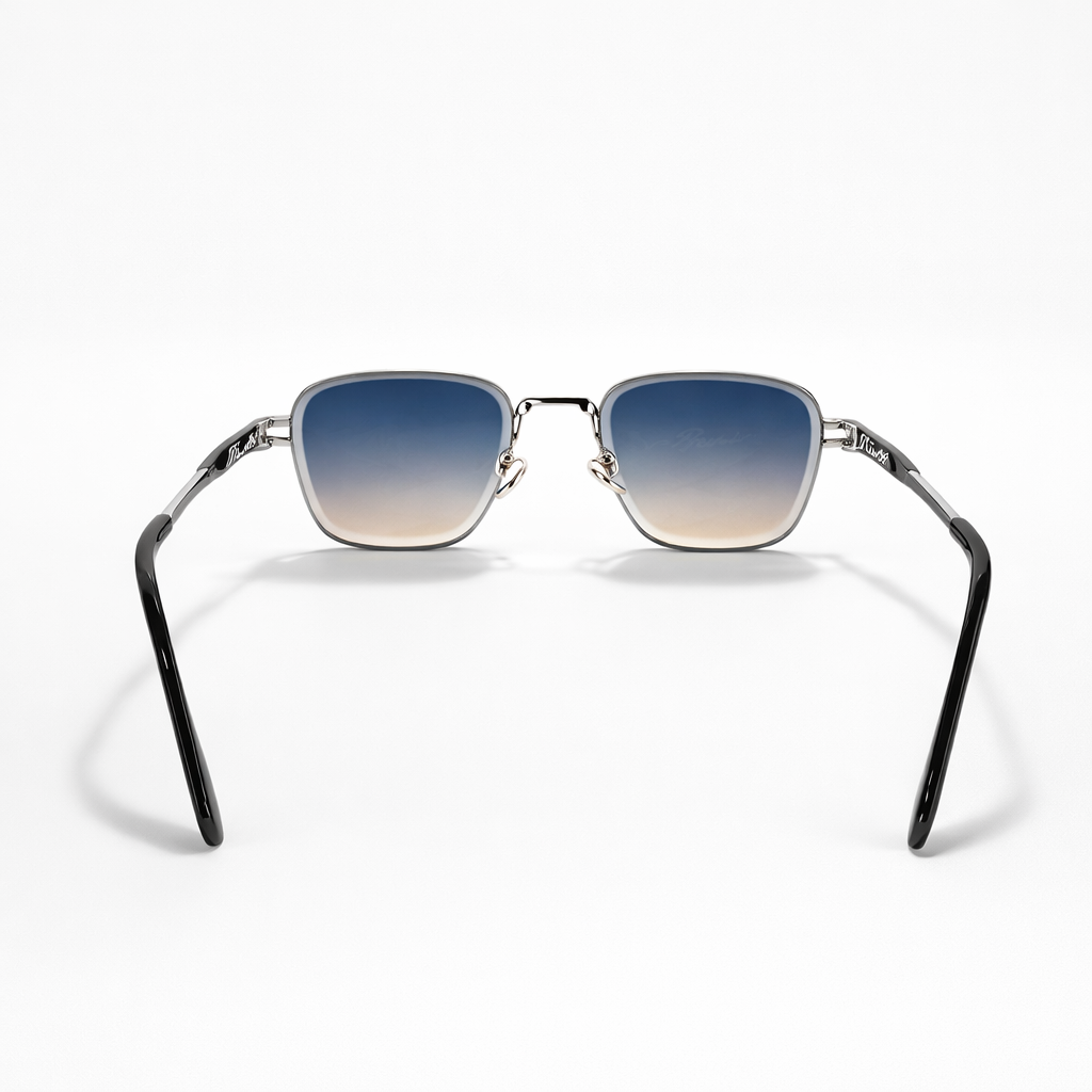 Image of Luxury Square Metal Sunglasses with Gradient Lenses – Premium Designer Style