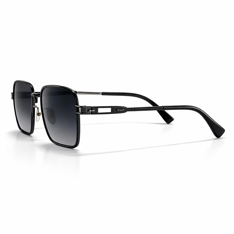 Image of Luxury Black Square Sunglasses for Men & Women – UV400 Designer Style Eyewear
