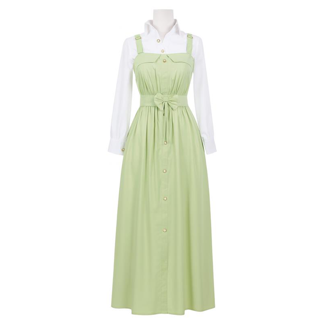 Image of Layered Chic Belted Midi Dress