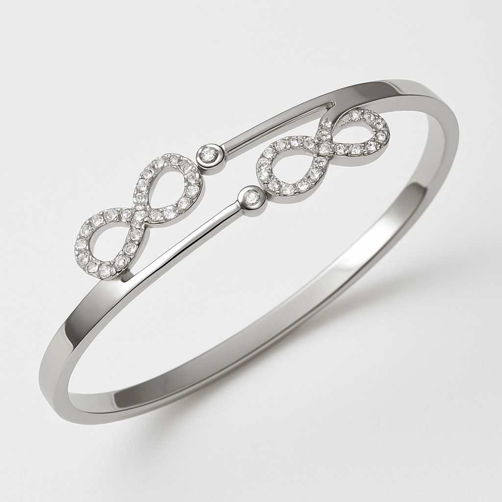 Image of Infinity Silver Bracelet