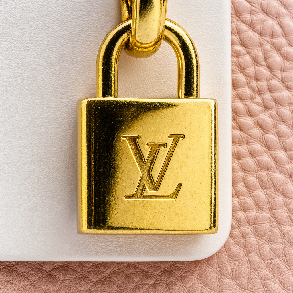 Image of Luxury pink Structured Mini Top Handle Bag