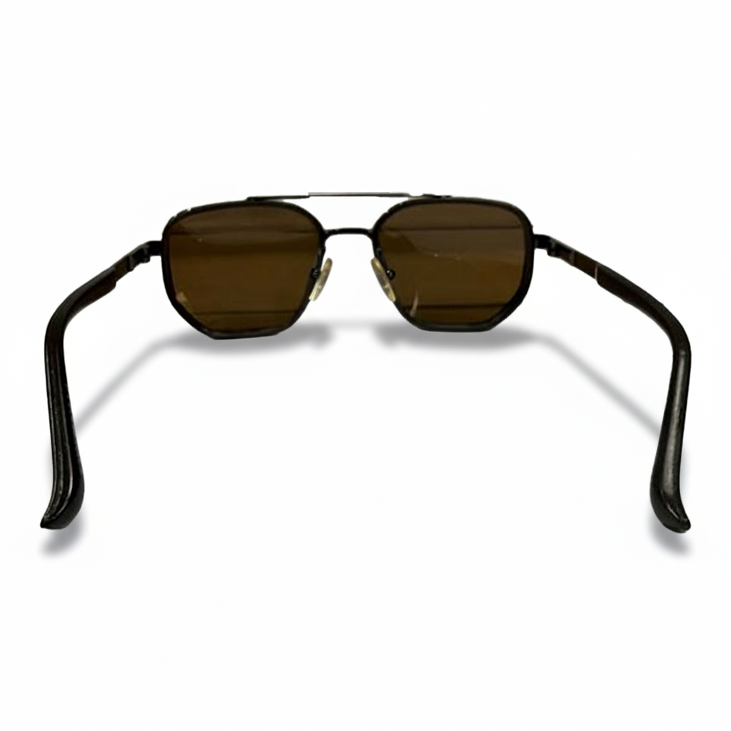 Image of Burberry-Inspired Brown Classic Square Sunglasses
