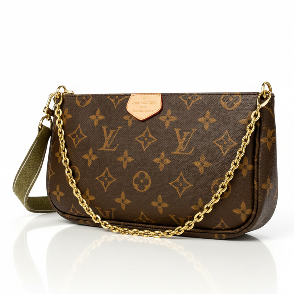 Image of Louis Vuitton Multi Pochette Monogram Bag