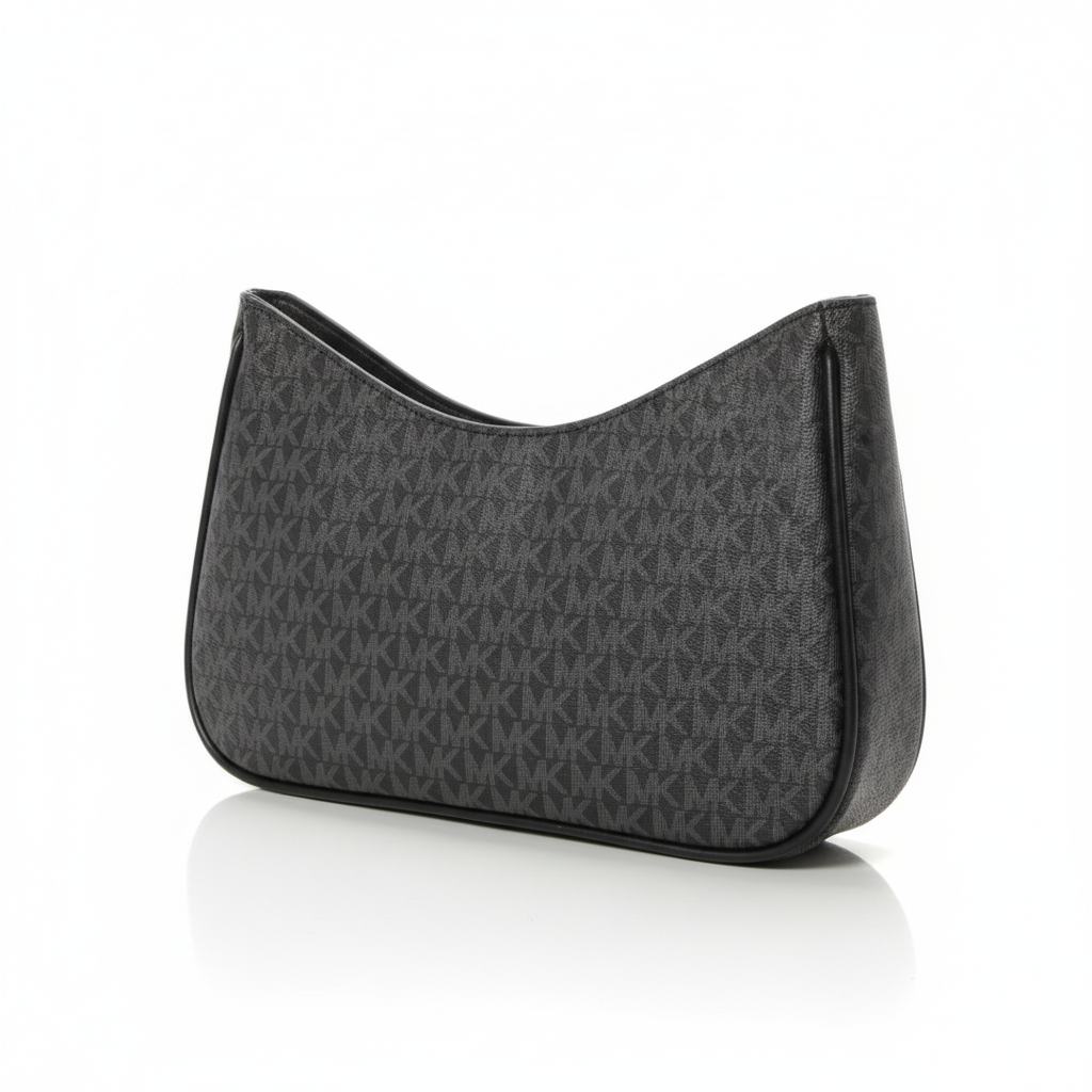 Image of Luxury Monogram Shoulder Bag with Gold Chain