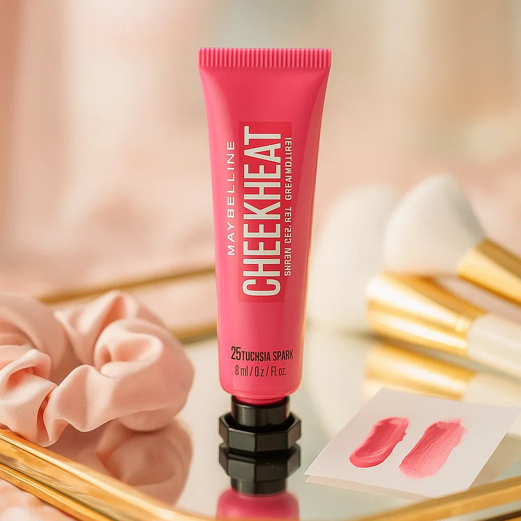 Image of Maybelline Cheek Heat Gel-Cream Blush – Fuchsia Spark