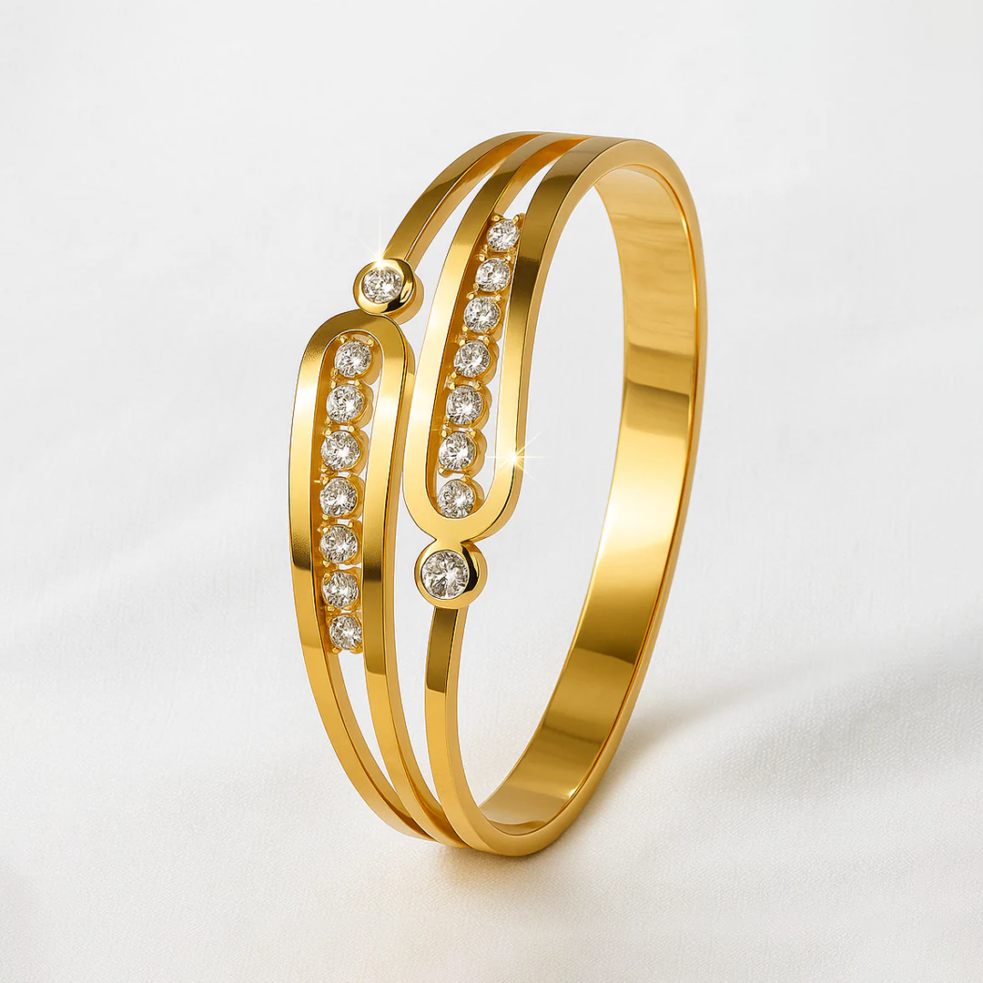 Image of Aurora Luxe Diamond Bangle