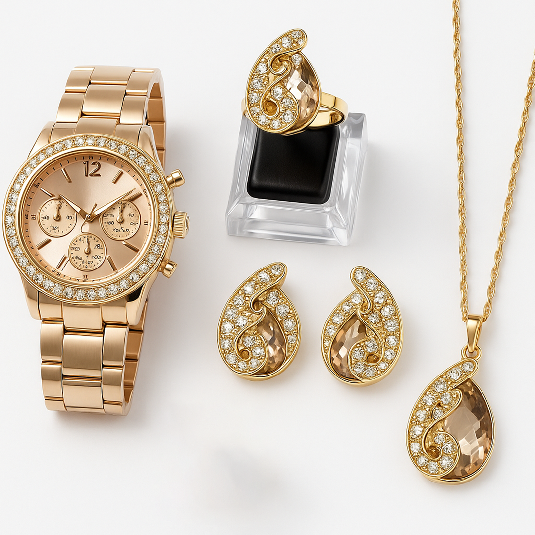 Image of Prestige Luxe Jewelry & Watch Set