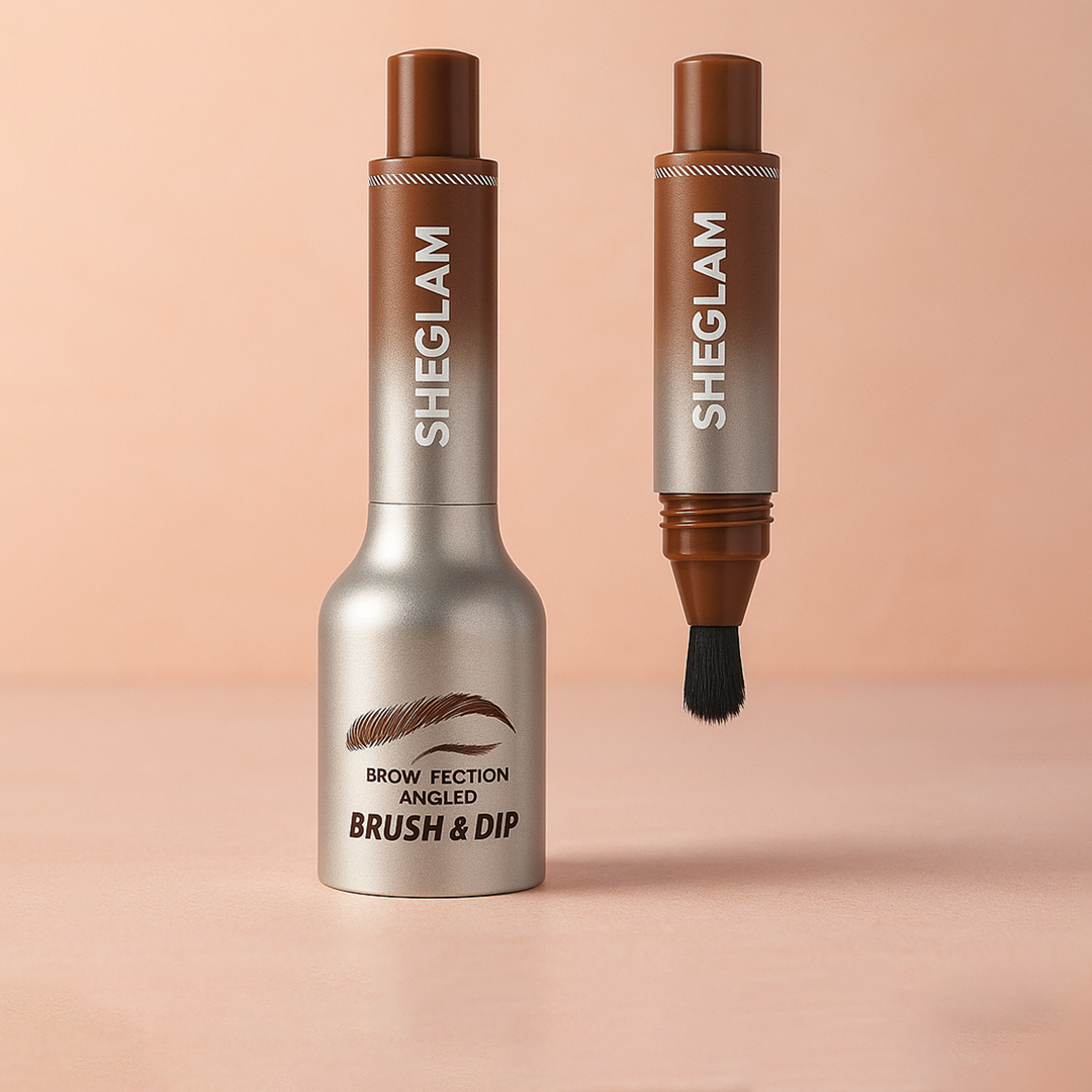 Image of She glam Brow-fection Angled Brush & Dip