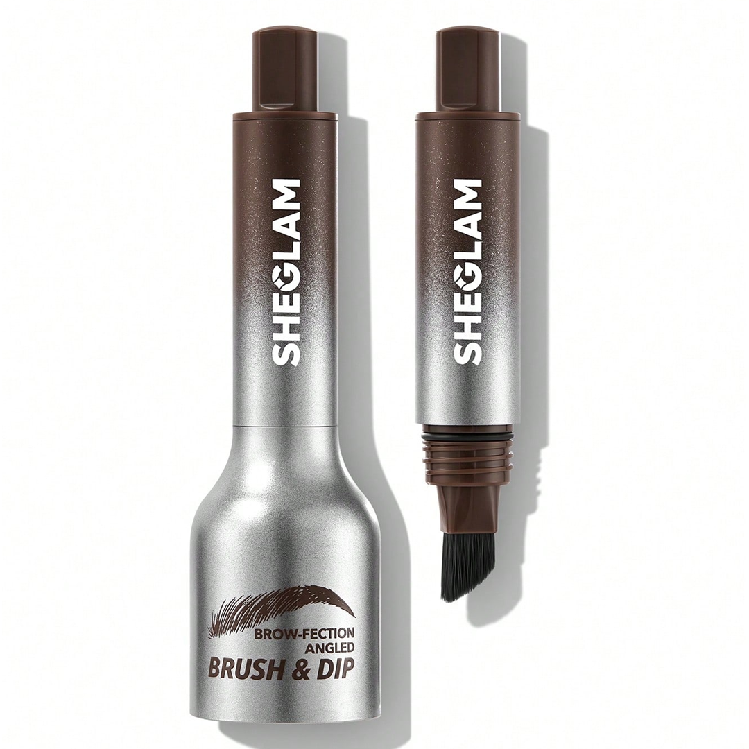 Image of She glam Brow-fection Angled Brush & Dip