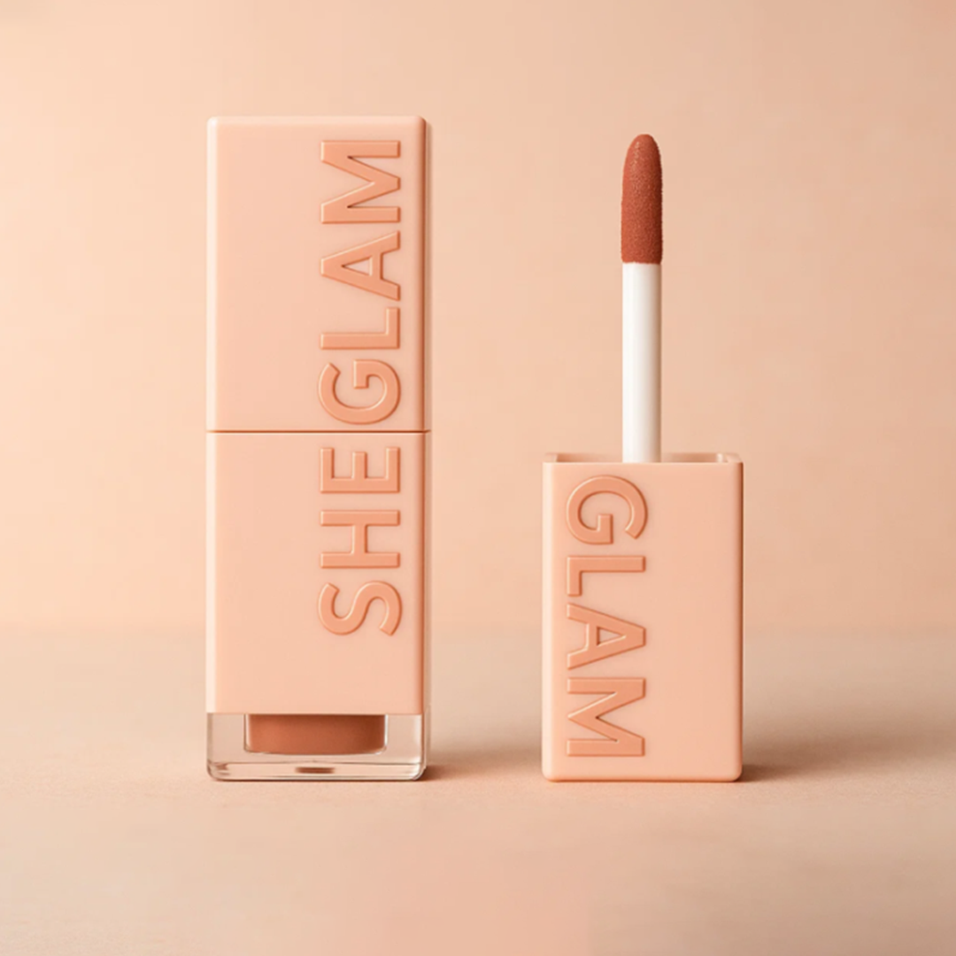Image of SHEGLAM Luxe Velvet Liquid Lipstick – Soft Peach Nude