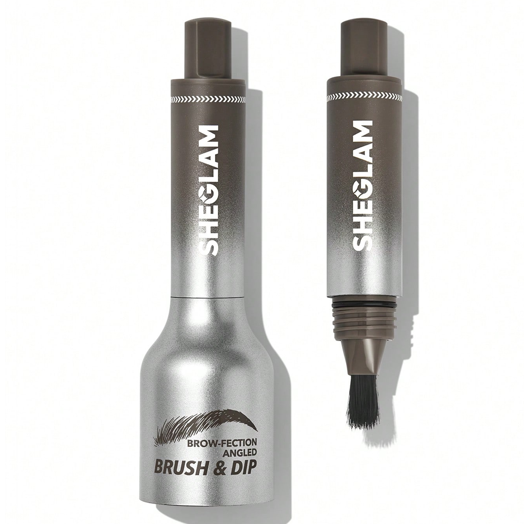 Image of She glam Brow-fection Angled Brush & Dip