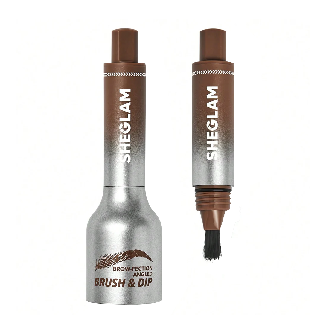 Image of She glam Brow-fection Angled Brush & Dip