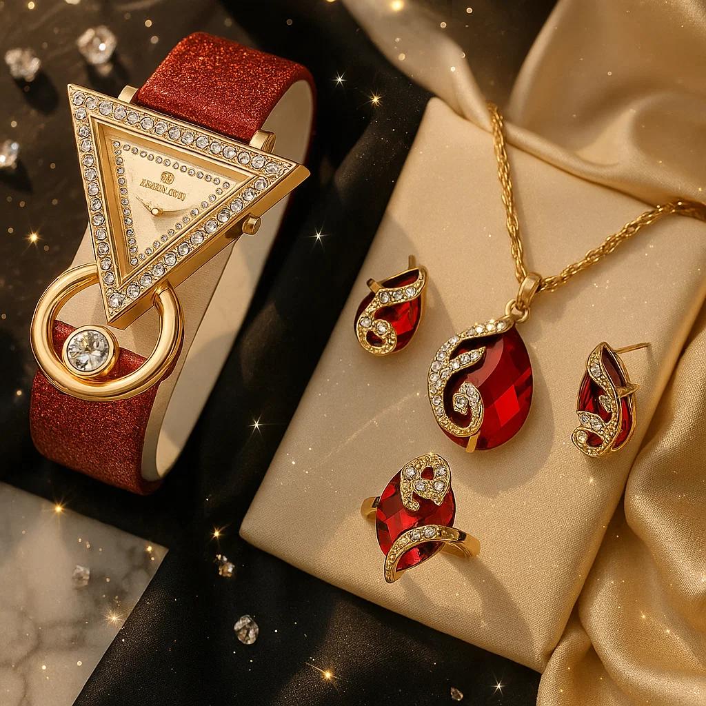 Image of Regal Elegance Complete Jewelry Gift Set