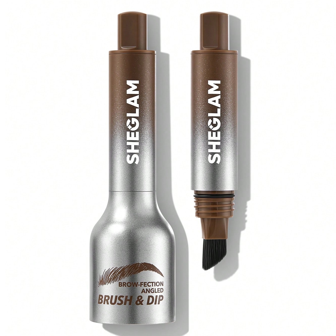 Image of She glam Brow-fection Angled Brush & Dip