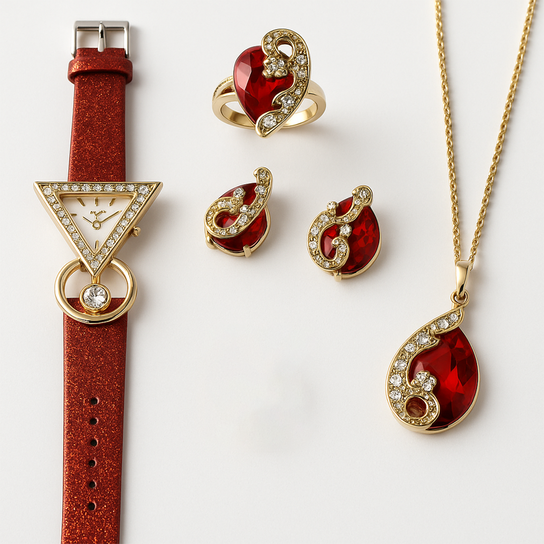 Image of Regal Elegance Complete Jewelry Gift Set